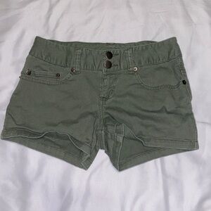 Vintage Green Shorts